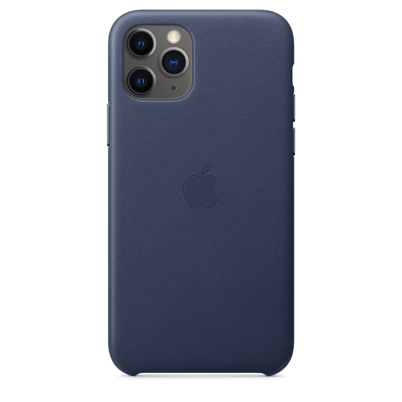 

Чехол iSpack Leather Case для iPhone 11 Pro Midnight Blue OEM