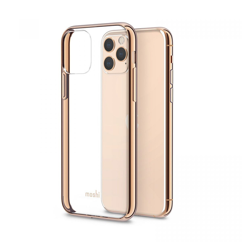 

Чехол Moshi Vitros Slim Clear Case Champagne Gold для iPhone 11 Pro Max