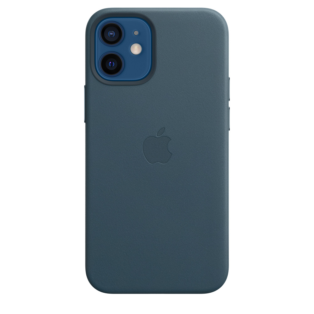 

Чехол iSpack Leather Case для iPhone 12 mini Baltic Blue OEM