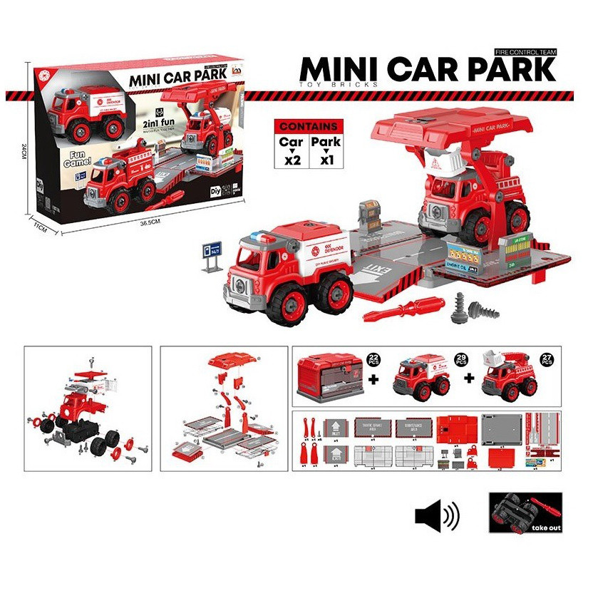 

Детский конструктор с инструментами Lei Meng Toys LM9038-1/2, 2 вида (LM9038-2A)