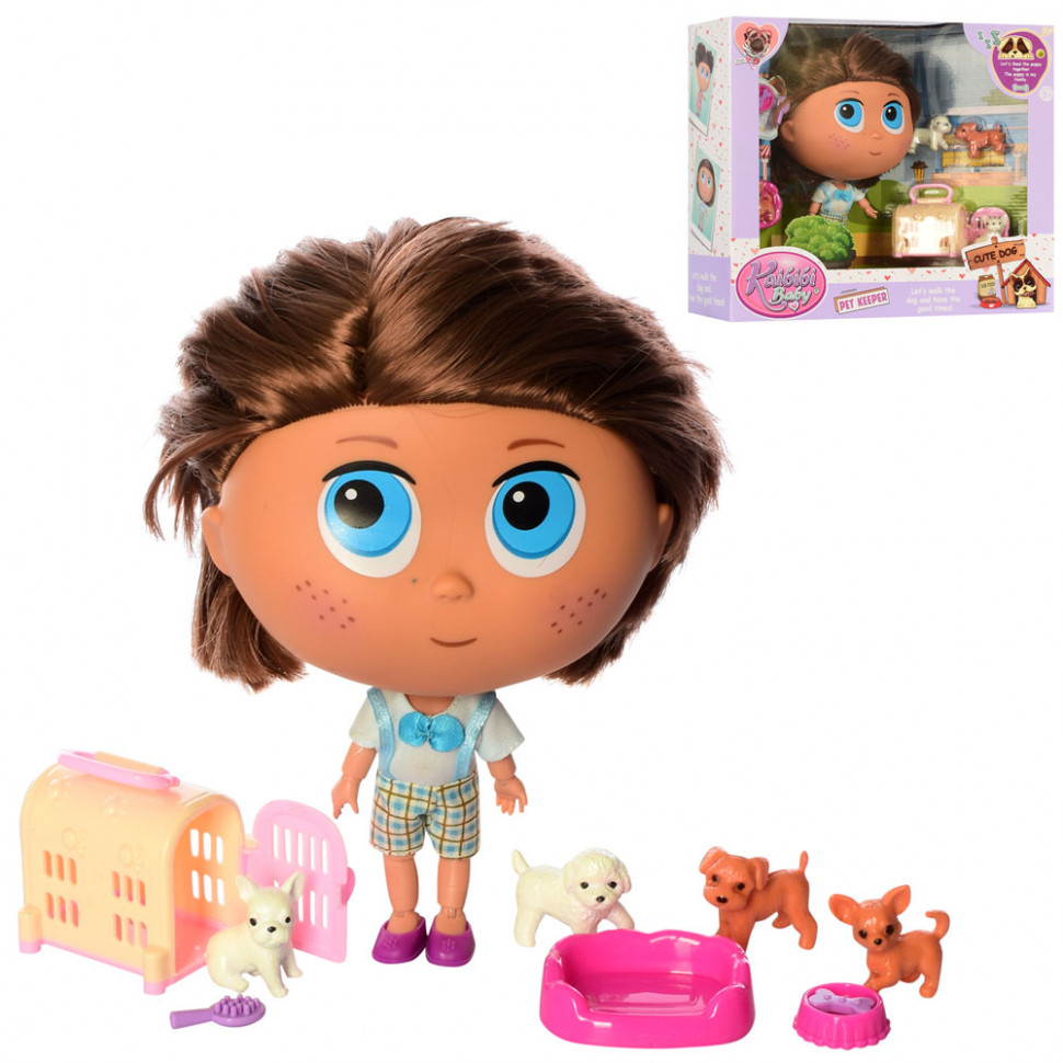 

Кукла-пупс девочка с домашним животным Bambi BLD 290 аксессуары в наборе