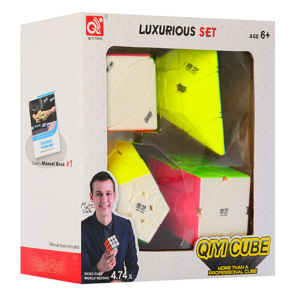 

Набор головоломок кубиков Рубика Qi Yi Toys 308G, 4 головоломки в наборе