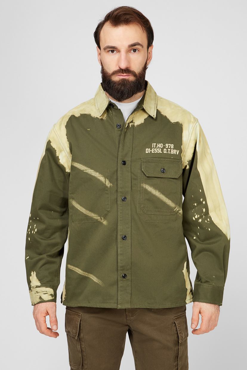 

Мужская зеленая рубашка S-BUNNELL SHIRT Diesel  A01818 0ICAN, Мужская зеленая рубашка S-BUNNELL SHIRT Diesel L A01818 0ICAN