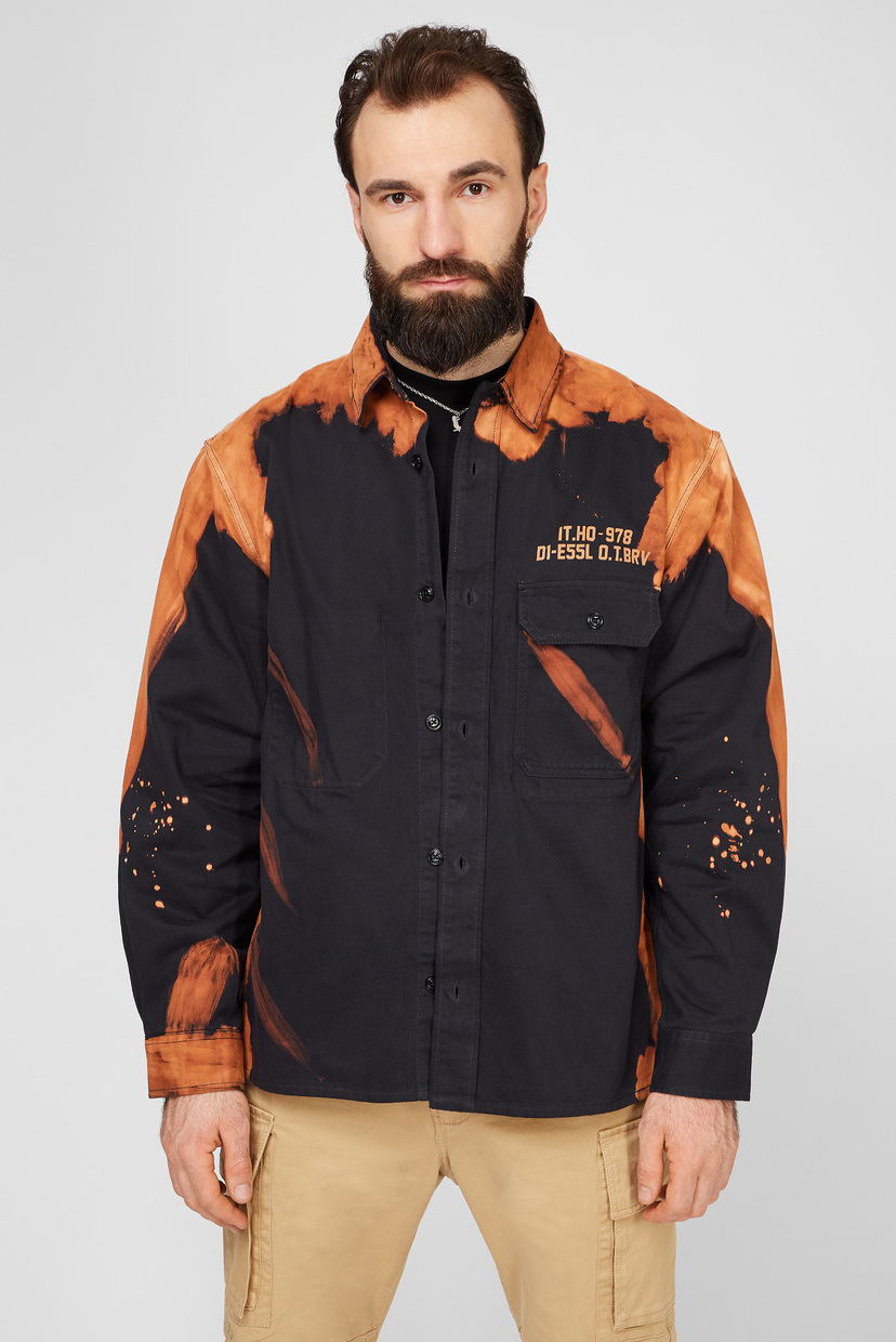 

Мужская черная рубашка S-BUNNELL SHIRT Diesel  A01818 0ICAN, Мужская черная рубашка S-BUNNELL SHIRT Diesel XL A01818 0ICAN