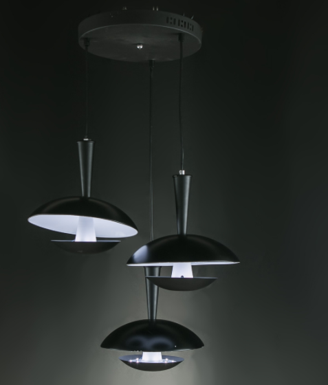 

Люстра подвес черная на 3 лампы LED 10W (ZW011/3 (black)) (SL00224)