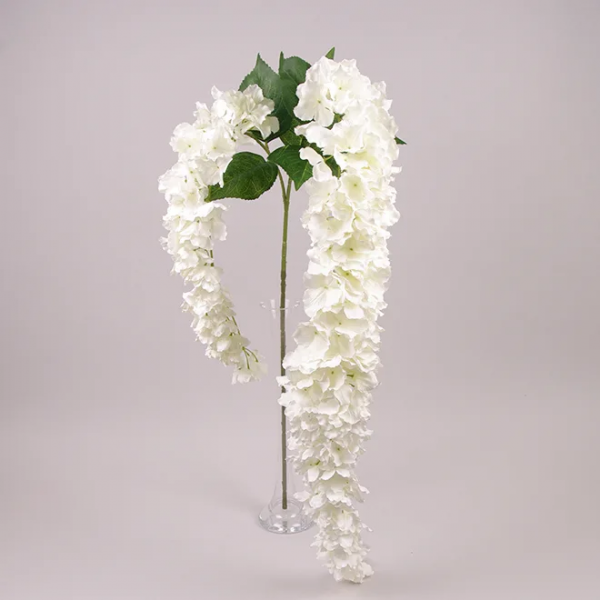 

Ветка цветущая свисающая белая Flora 71564