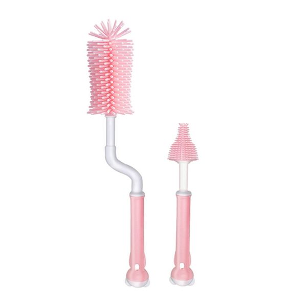 

Набор силиконовых щеток для мытья детских бутылочек Borjay «Pink» SBSFKBP100