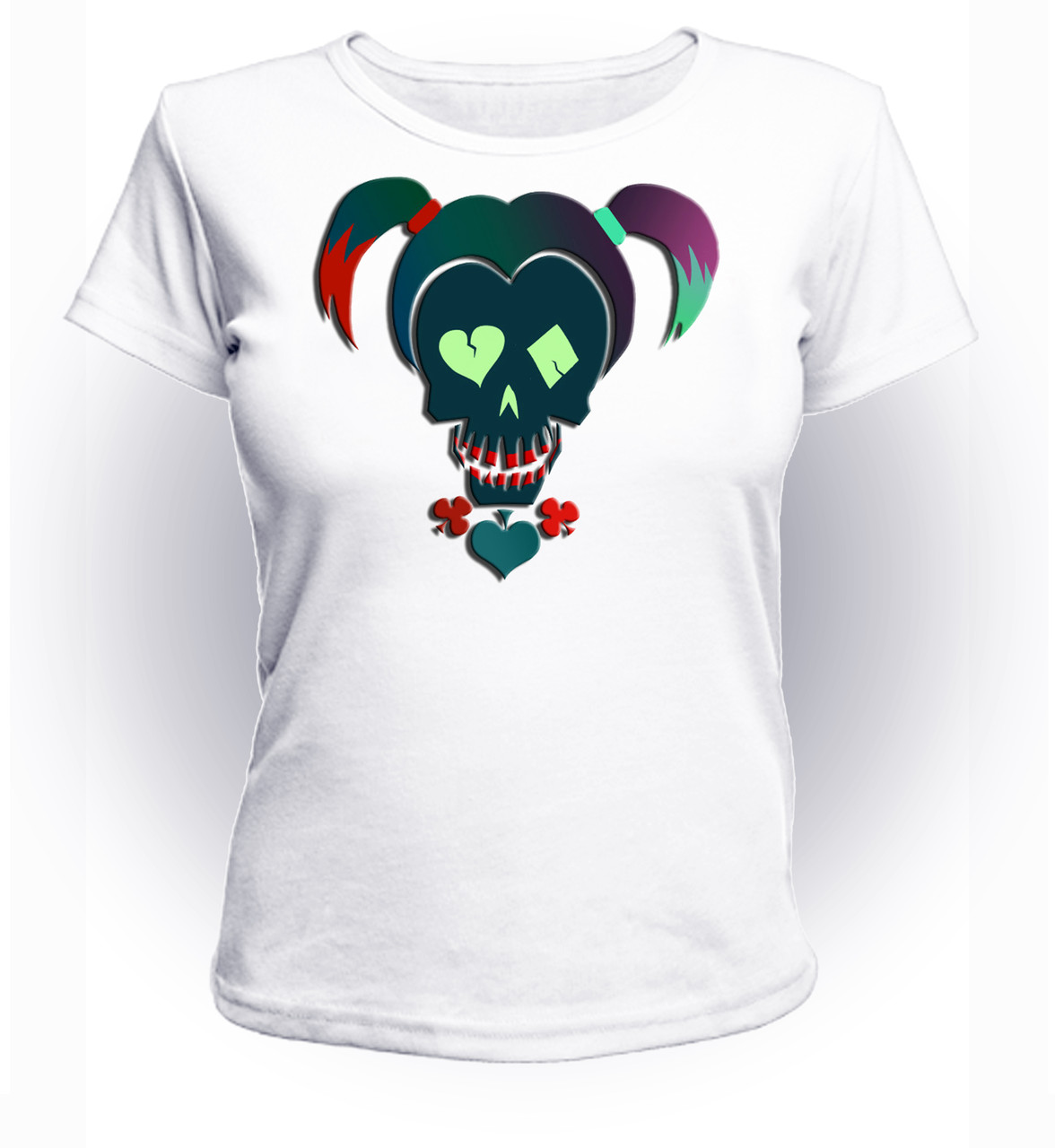 

Футболка GeekLand Отряд Самоубийц Suicide Squad Harley skull SS.01.036 (FU21SS.01.036/girl-176)