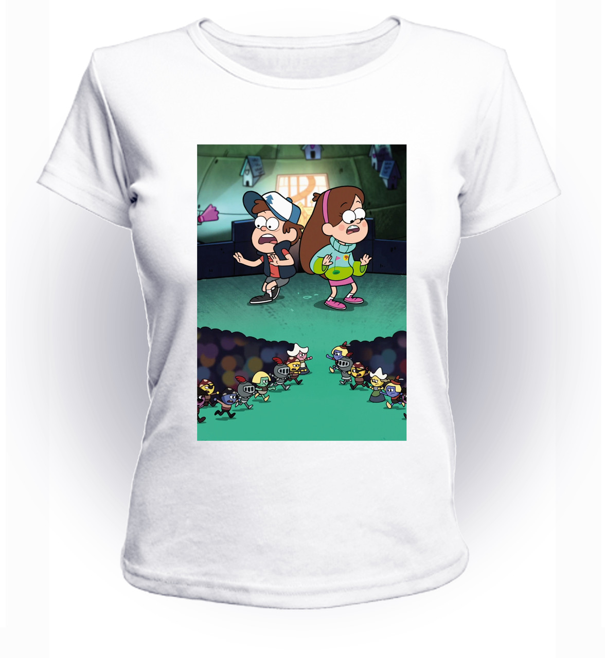 

Футболка GeekLand Гравити Фолз Gravity Falls Battle GF.01.015 (FU21GF.01.015/girl-116)