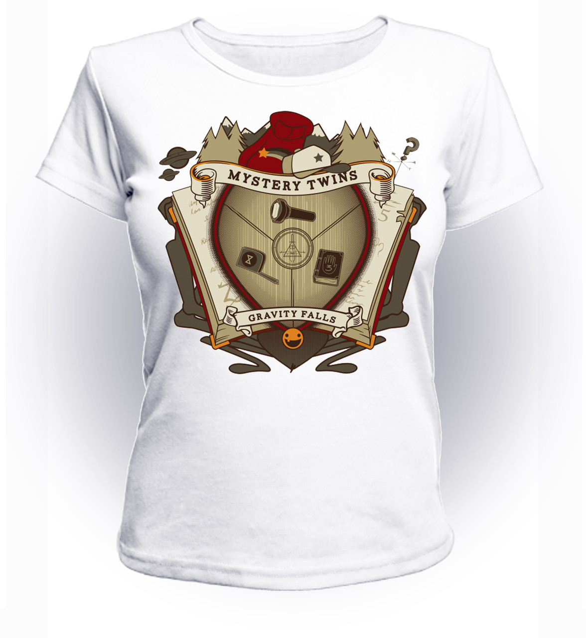 

Футболка GeekLand Гравити Фолз Gravity Falls Hystory of mystery Twins GF.01.030 (FU21GF.01.030/girl-86)