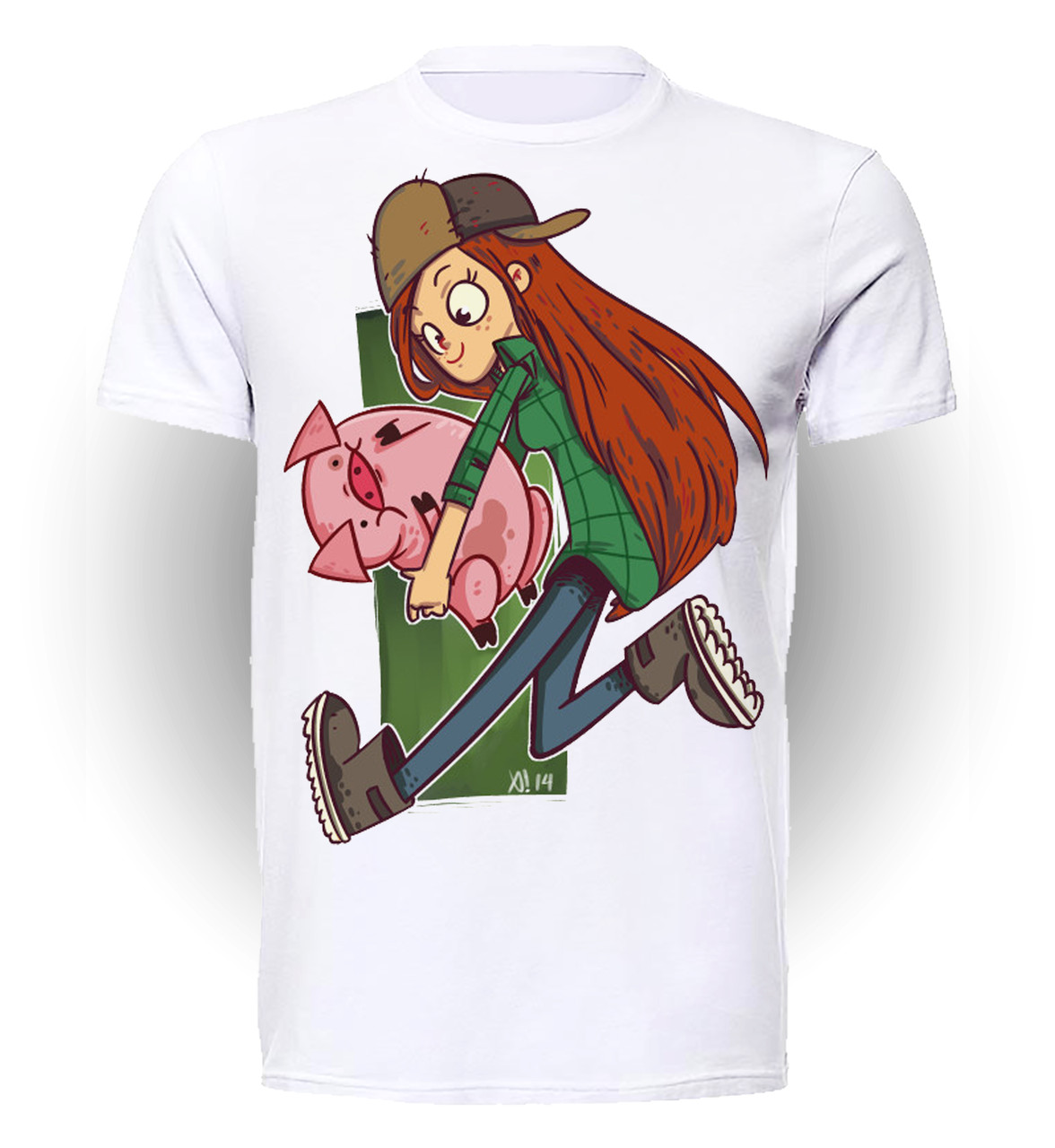 

Футболка GeekLand Гравити Фолз Gravity Falls Wendy and Waddles GF.01.037 (FU21GF.01.037/boy-110)