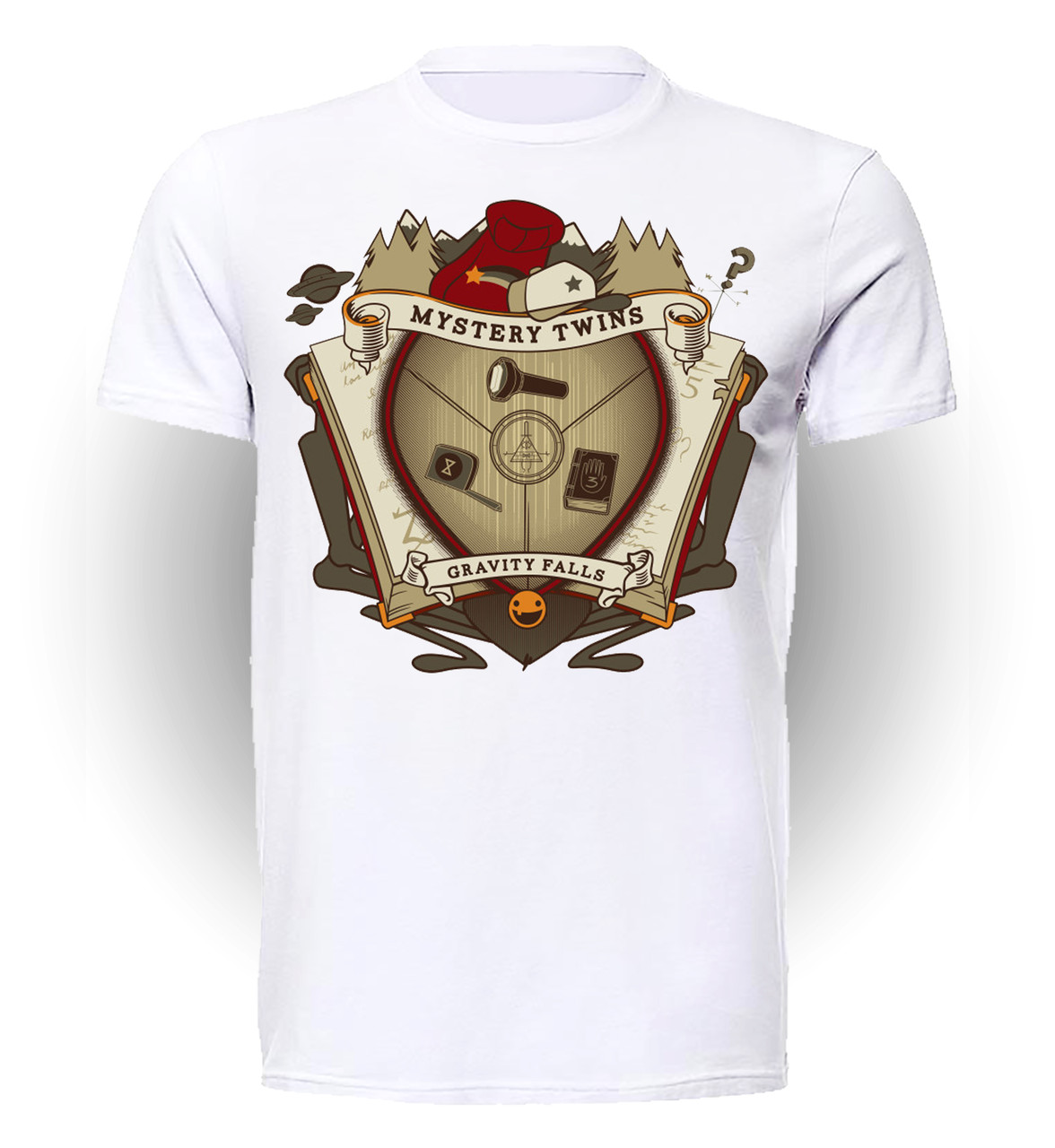 

Футболка GeekLand Гравити Фолз Gravity Falls Hystory of mystery Twins GF.01.030 (FU21GF.01.030/boy-128)