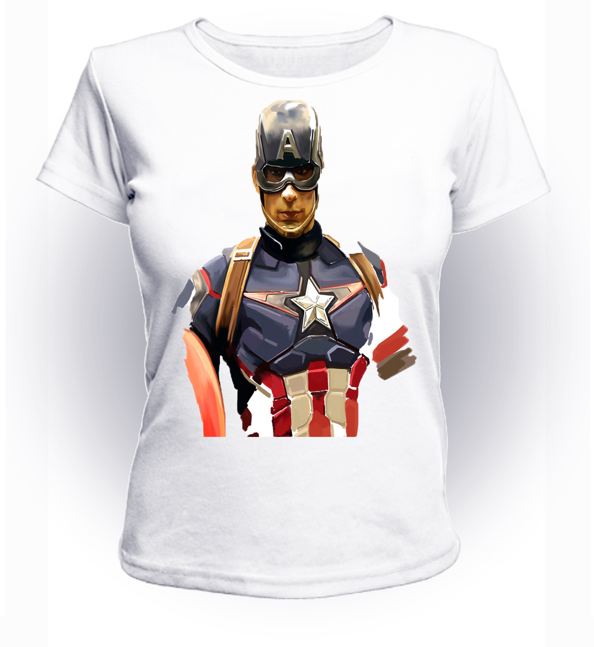 

Футболка GeekLand Капитан Америка Captain America avenger CA.01.003 (FU21CA.01.003/girl-134)