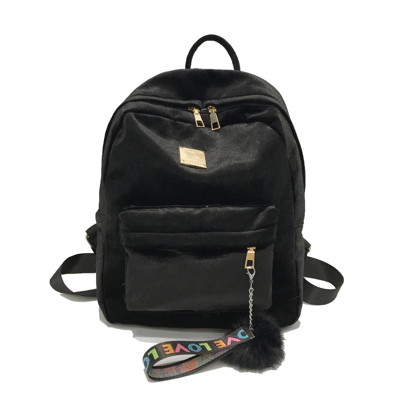 

Рюкзак городской женский Plush black