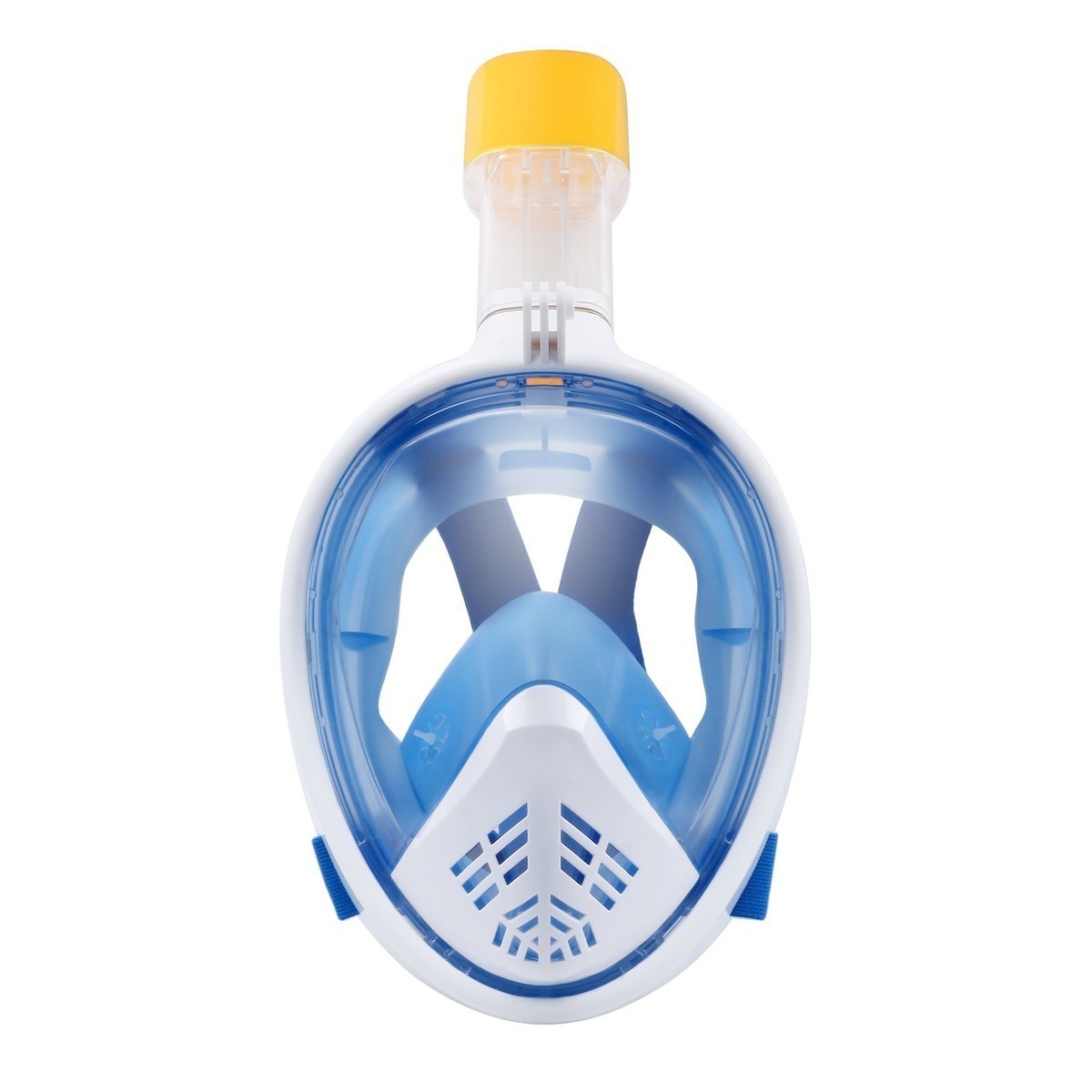 

Маска для плаванья, снорклинга, дайвинга FREE Breath Snorkel mask с клапаном Синяя Размер L/XL