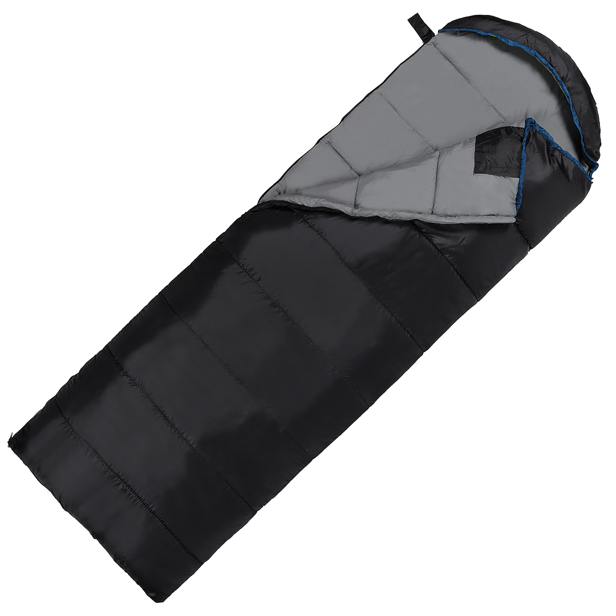 

Спальный мешок (спальник) одеяло SportVida SV-CC0072 -3 ...+ 21°C R Black/Grey