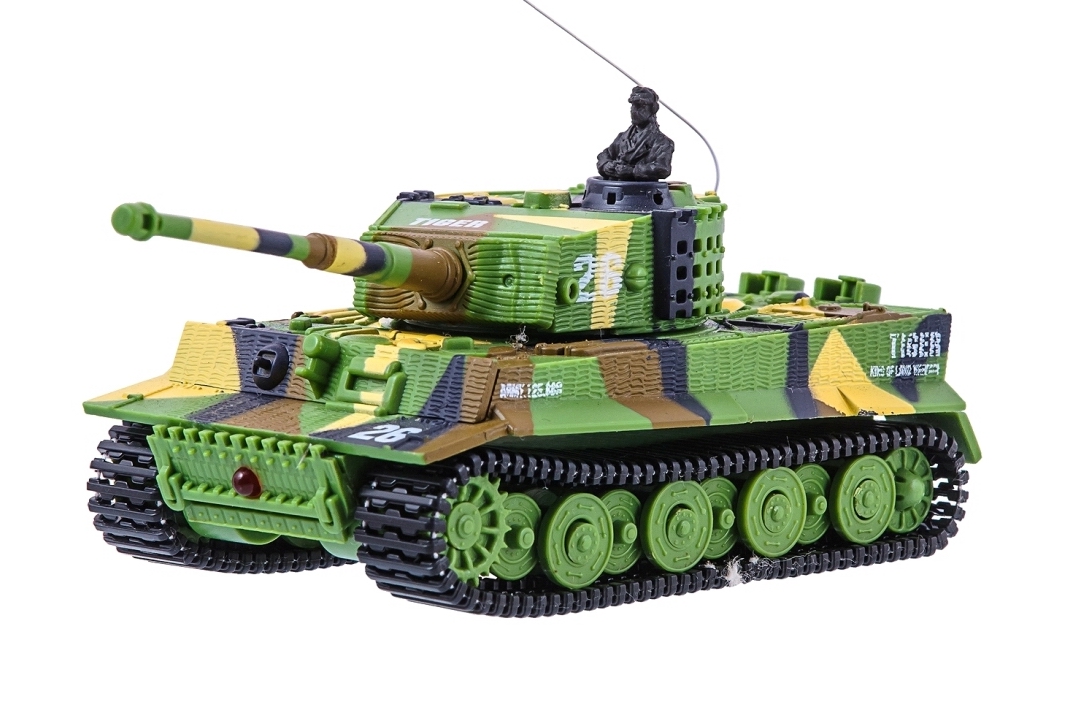 

Танк микро р/у 1:72 Tiger со звуком (хаки зеленый)