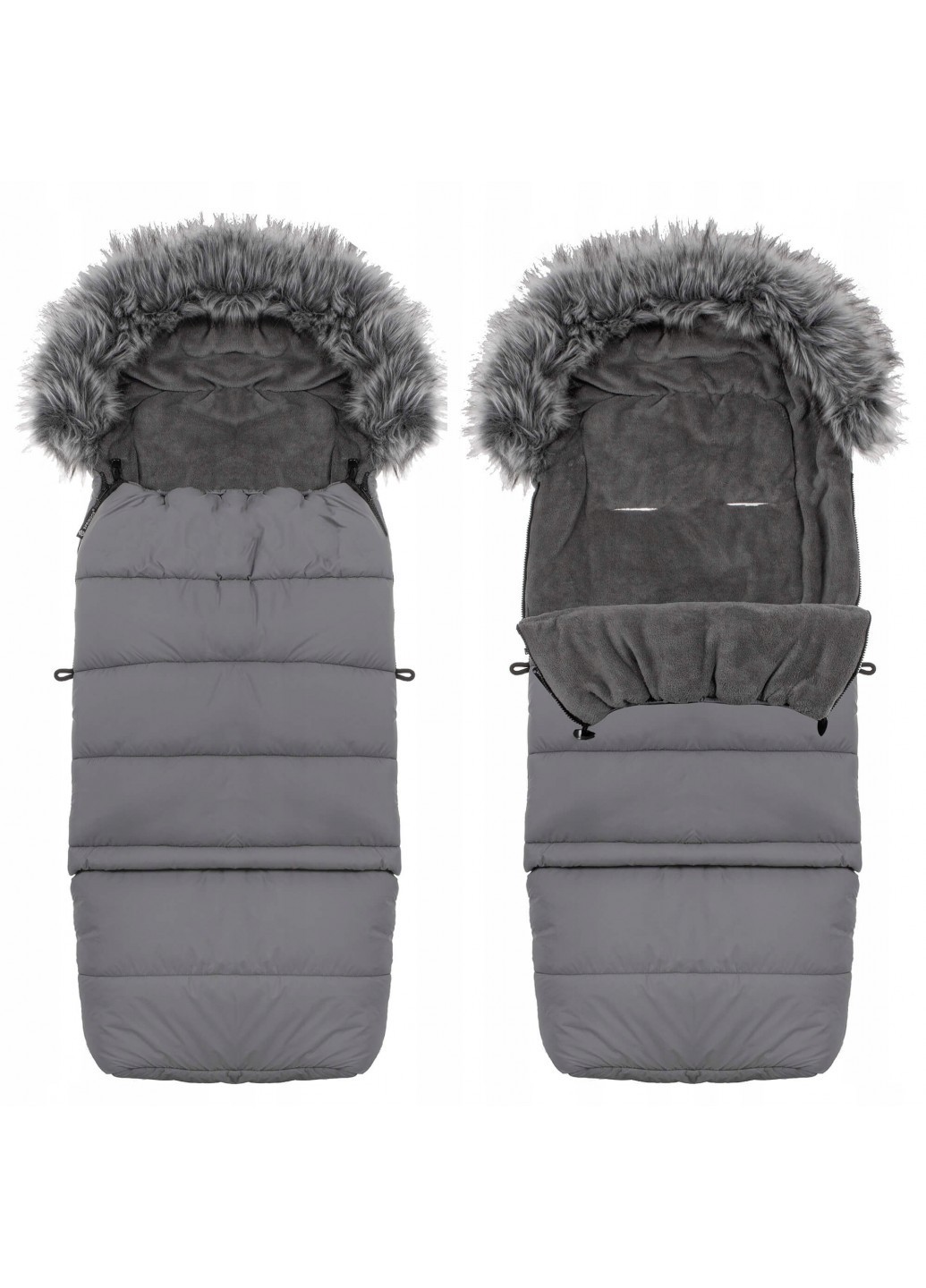 

Детский конверт MAXI для коляски, санок 4 в 1 Grey
