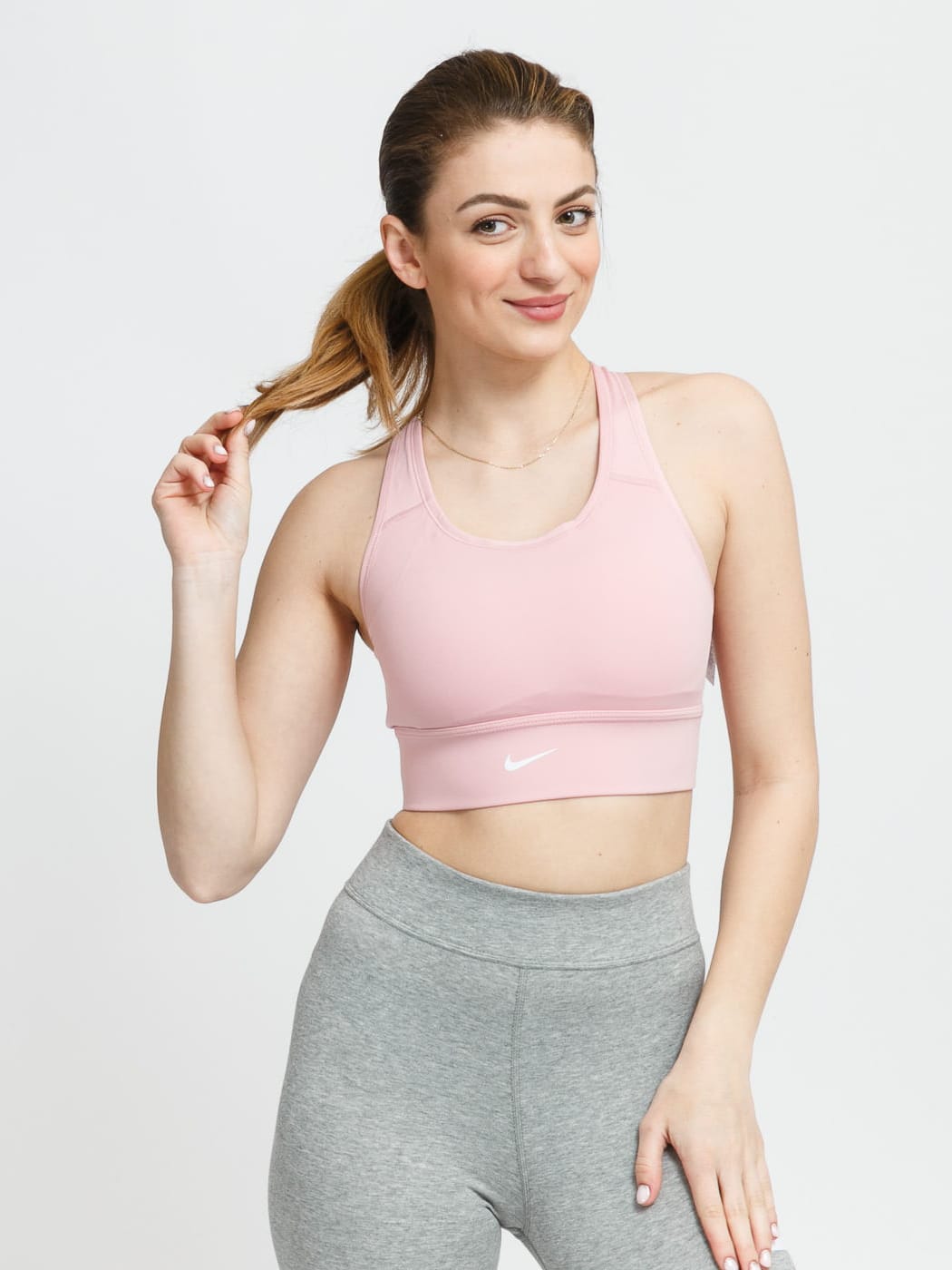 

Спортивный топ Nike W Nk Df Swsh Lngln Bra CZ4496-630  Светло-розовый, Спортивный топ Nike W Nk Df Swsh Lngln Bra CZ4496-630 S Светло-розовый