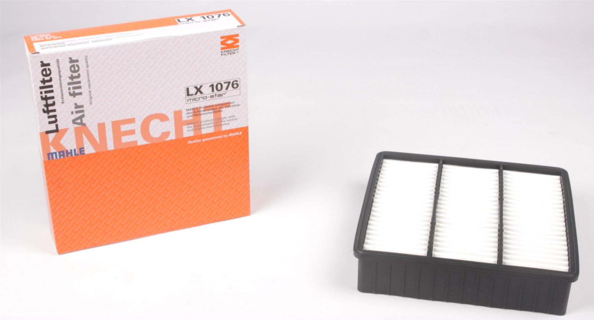 

Повітряний фільтр Knecht Mitsubishi Colt V/Galant VI/Lancer/Outlander 1.3-2.4TDI 95- (LX 1076)
