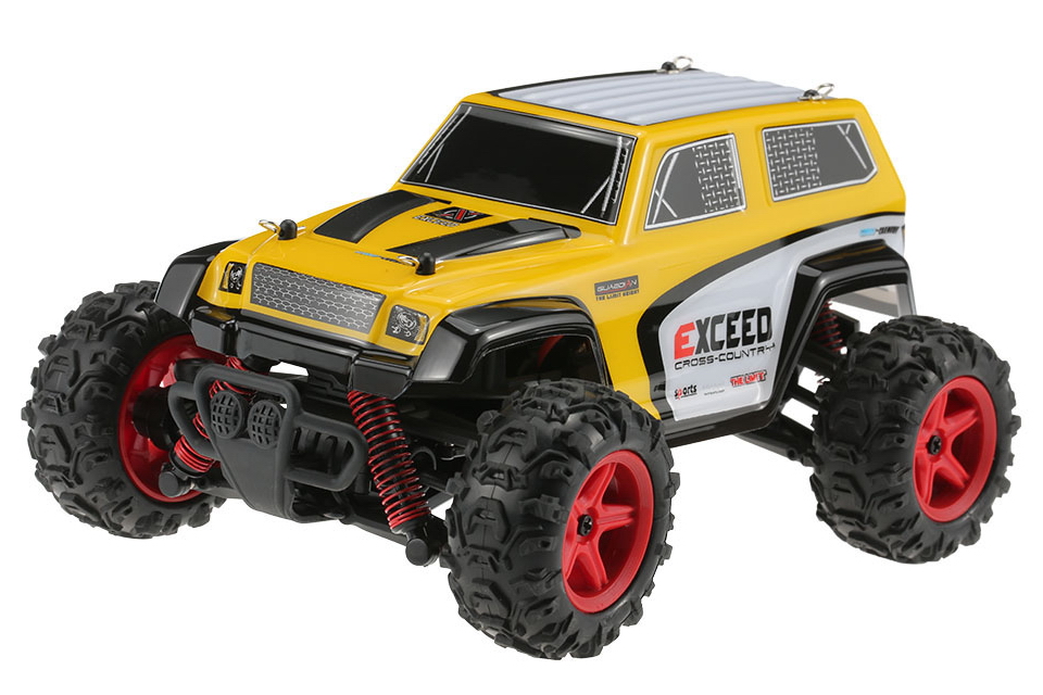 

Машинка радиоуправляемая 1:24 Subotech CoCo Джип 4WD 35 км/час (желтый)