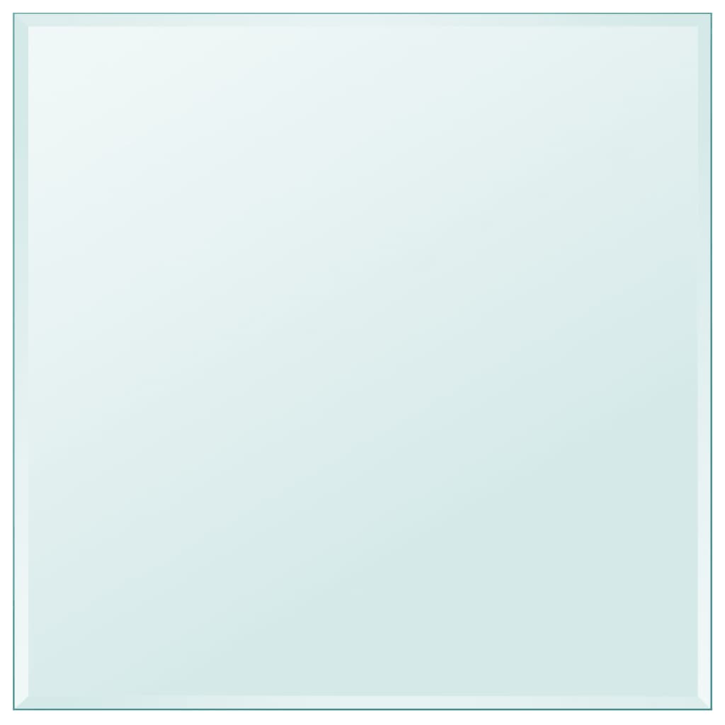 

Скляна стільниця квадратна Shumee 700x700 мм прозора 243631