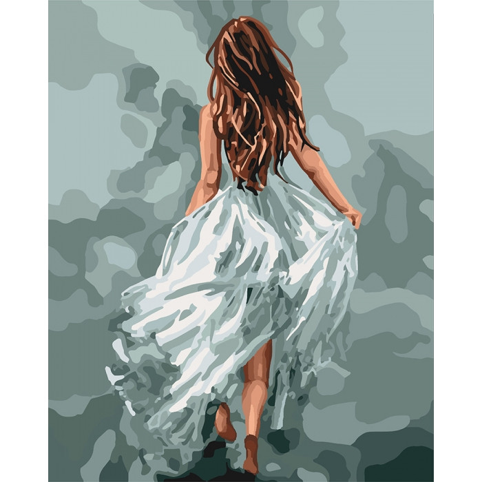 

Картина по номерам Идейка Загадочная женщина 40х50см KHO4618