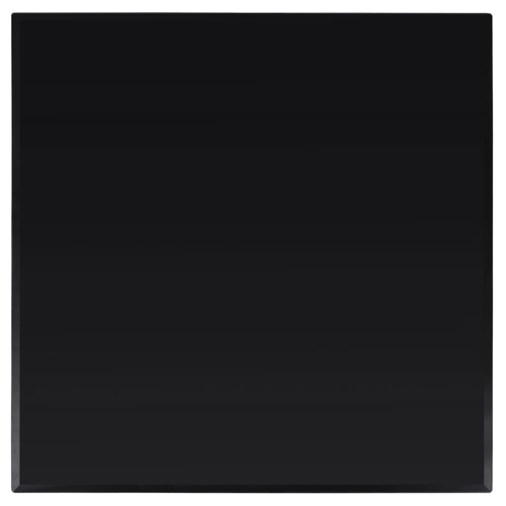 

Стільниця скляна квадратна Shumee 700 х 700 мм чорна 244619