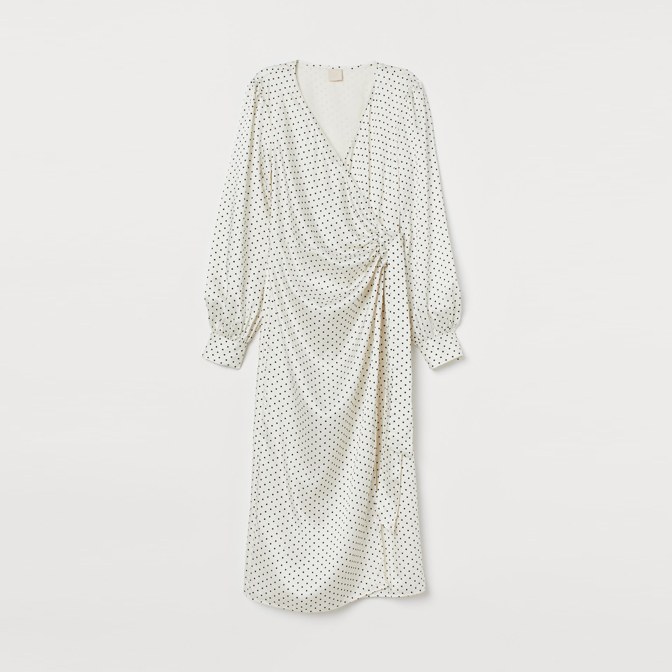 

Платье H&M 1205-7591169 46 Белое с черным