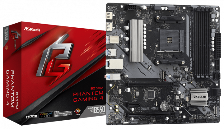 

Материнська плата ASRock B550M PHANTOM GAMING 4