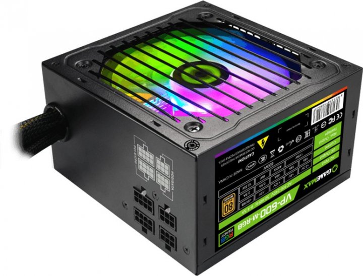 

Блок живлення GAMEMAX 600W (VP-600-M-RGB)