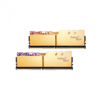 

Модуль пам'яті для комп'ютера G.Skill DDR4-3600 16384 MB PC4-28800 (Kit of 2x8192) Trident Z Royal Gold (F4-3600C18D-16GTRG)