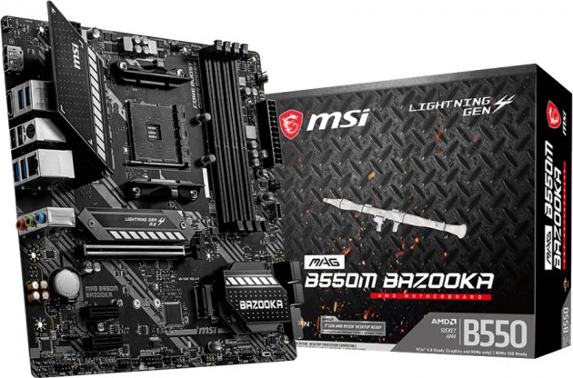 

Материнська плата MSI MAG B550M BAZOOKA