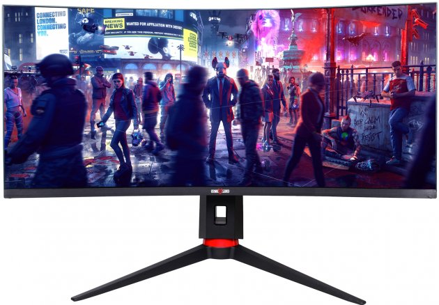 

Монітор QUBE 34" Overlord C34UQ144 Black