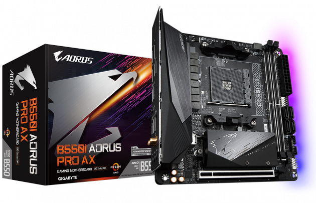

Материнська плата GIGABYTE B550I AORUS PRO AX
