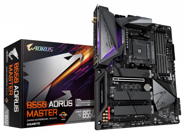 

Материнська плата GIGABYTE B550 AORUS MASTER