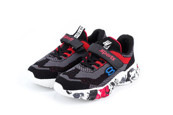 

Кросівки ERRA A-1-3BLACK-GRAY-RED 36 Чорно-сірий