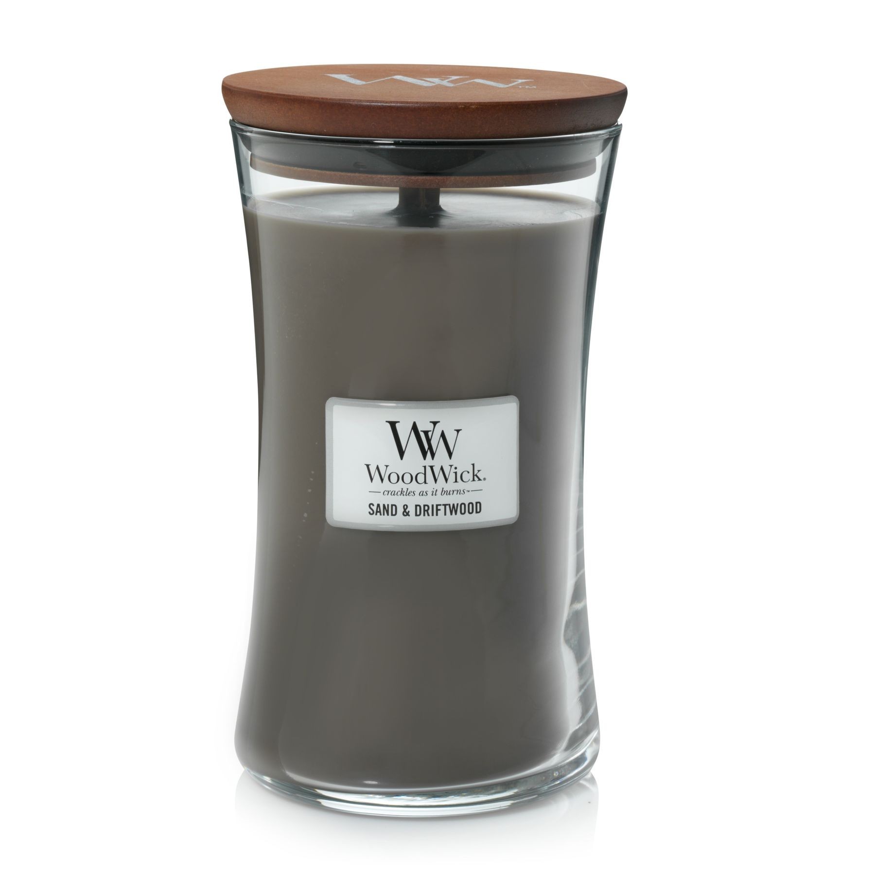 

Ароматическая свеча Woodwick Large Sand & Driftwood 609 г