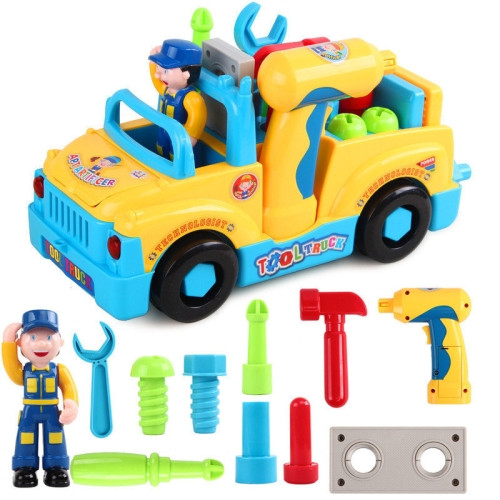 

Детская музыкальная машинка с инструментами Huile Toys 789