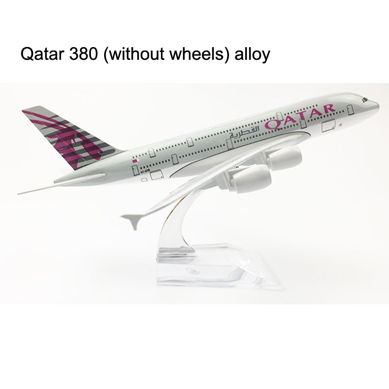 

Модель пасажирський літак Airbus A380 QATAR 20см