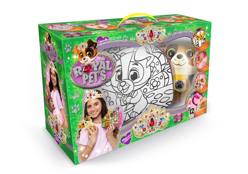 

Сумка раскраска с питомцем Danko toys (акриловые краски) Щенок