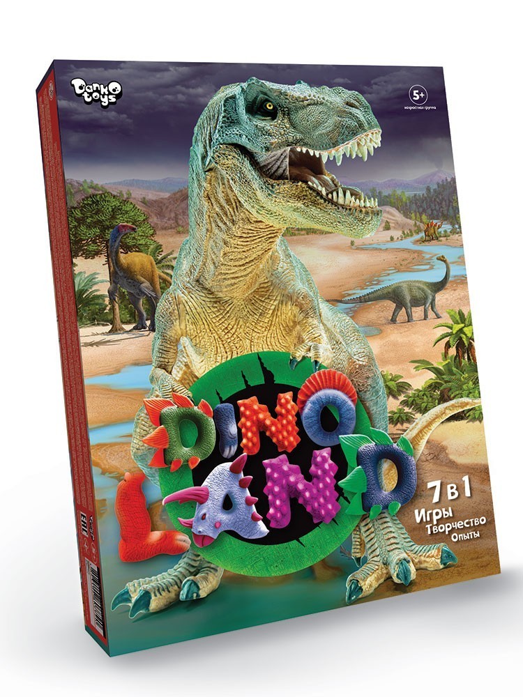 

Набор для творчества Danko Toys Dino Land 7 в 1