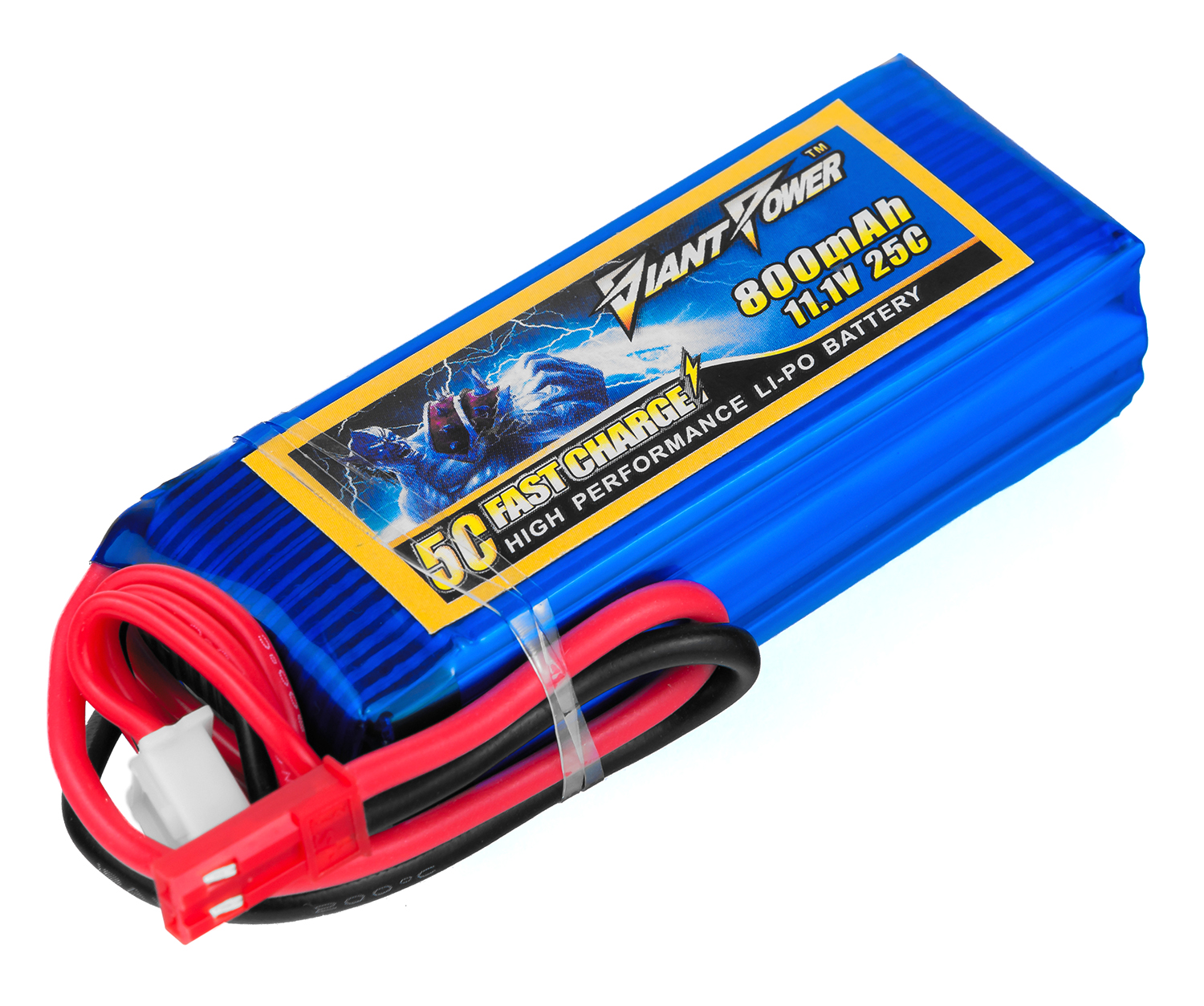 

Аккумулятор Giant Power (Dinogy) Li-Pol 800mAh 11.1V 3S 25C 17x25x68мм JST