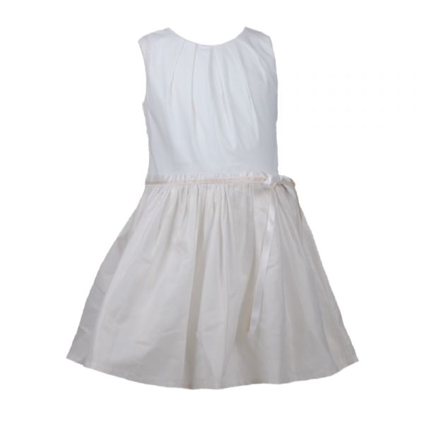 

Платье с золотистым отливом на юбке 4 года (104 см) O 50230-white белый цвет