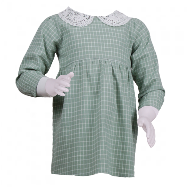 

Платье с кружевным воротником 2 года (87 см) Z 50152-green зеленый цвет