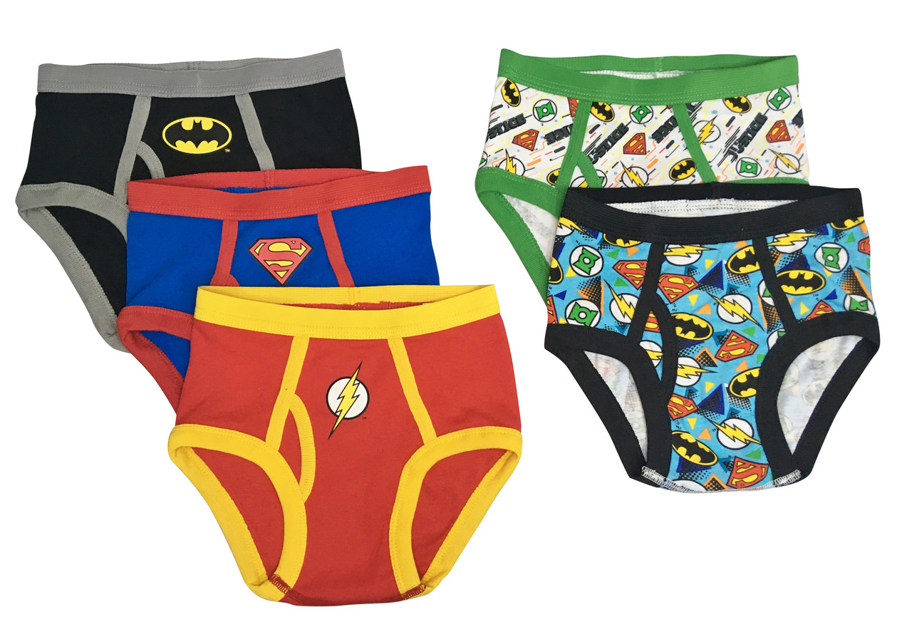 

Трусики Justice League Детские 5 шт Набор Супер Герои 98-104 см Разные Цвета 045299006241