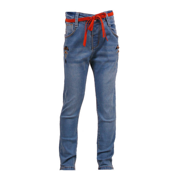 

Джинсы с шипами и поясом 4 года (104 см) Z 60098-jeans джинс цвет