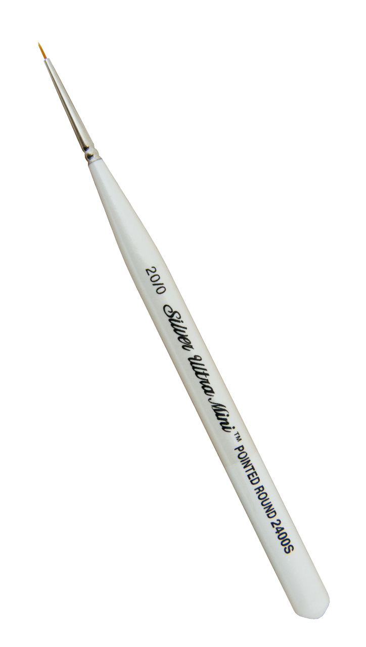 

Кисть Silver Brush Ultra Mini 2400S № 20/0 (1 мм) круглая