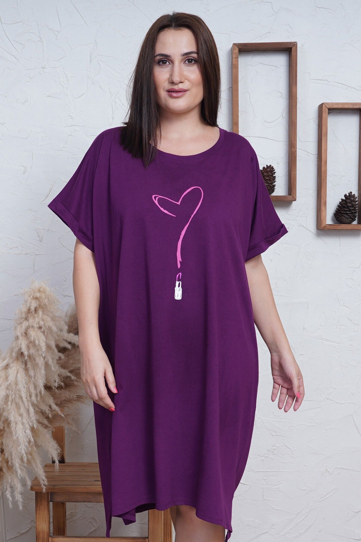 

Туника Vienetta 2XL фиолетовый 8202