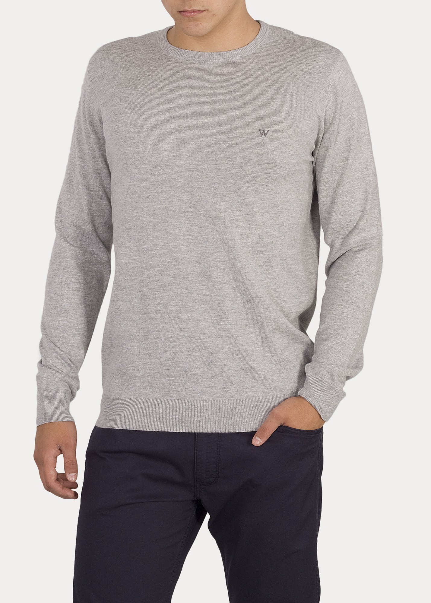 

Джемпер Wrangler Crewneck Knit Regular Fit Серый 3XL-00